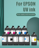 Ocbestjet 1000ml duro suave LED UV tinta Cmykwv Ploter A3 para Epson i3200 XP600 TX800 L805 1390 UV impresora tinta UV