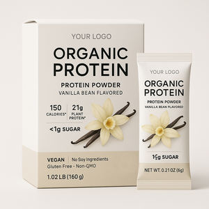Polvere Proteica di Vaniglia Biologica Integratore Vegano a Base Vegetale che Fornisce Energia di Alta Qualità Certificato <span class=keywords><strong>GMP</strong></span> Internazionale - Product Image 5