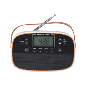 Thiết kế mới lớn LCD hiển thị di động đài phát thanh chất lượng cao âm thanh loa lớn AM FM Đài phát thanh đồng hồ báo thức với USB cho nhà - Product Image 5