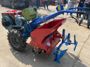 Mejor máquina agrícola china, mini tractor de 12hp para arar con rotocultivador, surcador y arado, equipo agrícola. - Product Image 5