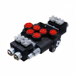 Vanne de commande directionnelle hydraulique électrique P80DY-OT 80LPM, distributeur hydraulique pour engins de construction - Product Image 2