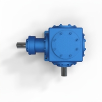 Réducteur de boîte de direction usiné CNC en acier inoxydable robuste à engrenage conique spiralé à angle droit de 90 degrés pour l'exploitation minière