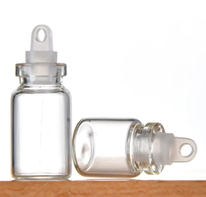 11*22mm Vidro Transparente para Tubo de Ensaio com Rolha De Plástico <span class=keywords><strong>Mini</strong></span> Garrafa Desejos Pequenos Cuidados Com O Cabelo Vial Lab Supplies - Product Image 4