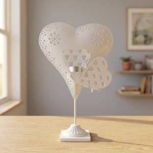 ที่ใส่เทียนทีไลท์รูปหัวใจแบบเจาะรู - Product Image 4