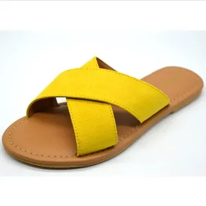 Femmes& # Sandales plates <span class=keywords><strong>Kito</strong></span> Platform Zori, sandales nues, bout ouvert, été, PU, chaussures plates pour femmes, chaussures plates décontractées pour femmes, talon bas - Product Image 3