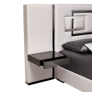 Lit moelleux extra king-size luxueux avec tête de lit à grand écran <span class=keywords><strong>confortable</strong></span> et rembourré pour les meubles de chambre principale - Product Image 3