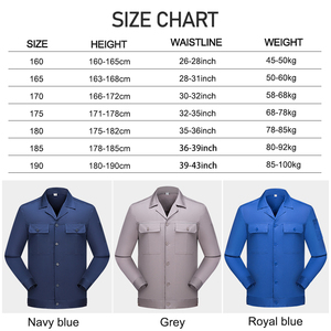 Uniforme para damas Falda y chaqueta de trabajo Ropa DE TRABAJO táctica de alta calidad Uniforme Traje de trabajo general Azul Real - Product Image 2