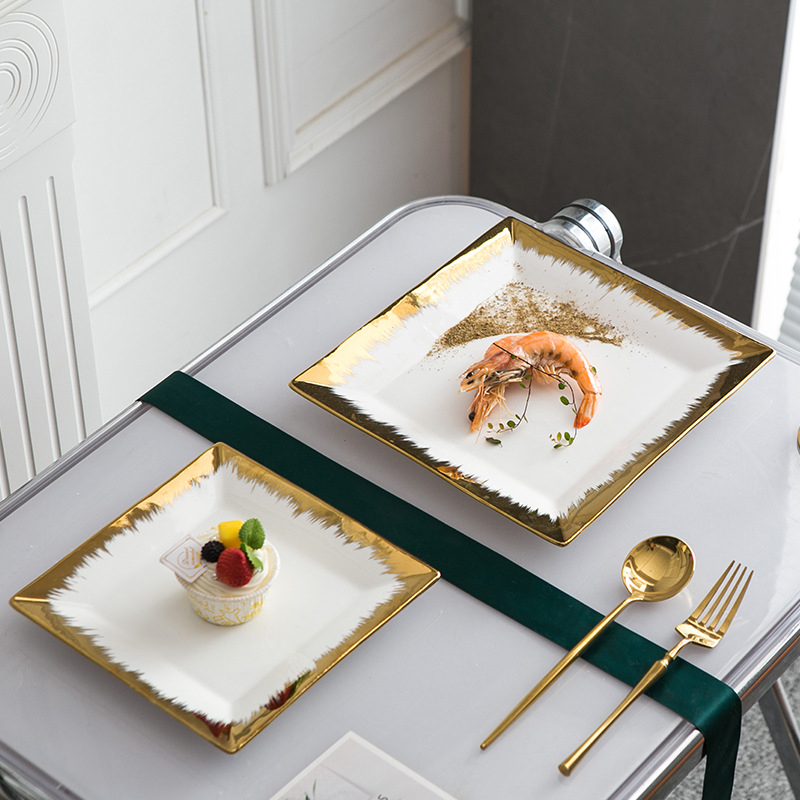 Gold Rim Plates Elegant Dinnerware Wholesale Options