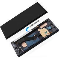 Écran tactile OLED/TFT LCD haute définition, haute gamme de couleurs, haute luminosité avec cadre pour réparation de téléphone portable NOTE10/G970