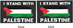 Drapeaux et bannières promotionnels personnalisés à bas prix pour vitres de voiture avec mât, pour publicité extérieure sur le thème de la Palestine, vente en gros - Product Image 4
