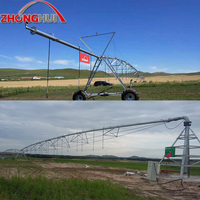 Vente chaude 80-150 acres d'équipement d'irrigation par aspersion agricole à grande échelle/machine d'irrigation par aspersion de bobine/35-40m3/Ha