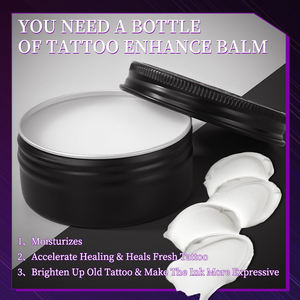 Negro Gris Tatuaje Contraste Boost Contorno Nitidez Acabado suave Equilibrio de humedad Soporte curativo Tatuaje Mejora el bálsamo - Product Image 6