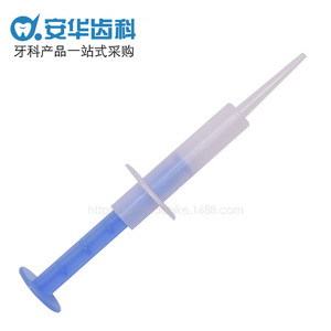 Seringue dentaire Anhua en silicone, embout droit, équipement manuel de thérapie orale, plastique, 25g - Product Image 2
