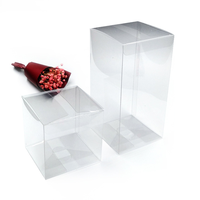 Boîte en plastique transparente de qualité alimentaire 11 13 15x15x15 18cm, boîte en plastique PVC, emballage en plastique, peut être personnalisée, fabricant de boîtes à gâteaux