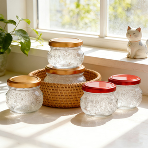 Botella Vacía de Mini Capacidad de 80 ml, 100 ml, 150 ml, 200 ml, Frasco Sellado Transparente de Vidrio, Botella para Nido de Pájaro, Contenedor de Miel, Frasco de Vidrio - Product Image 2