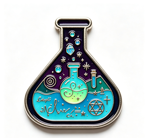 Custom Enamel <b>Pin</b> Brooch Metal <b>Badge</b> Plated Flask Shape Soft and Hard Enamel Collectible Fashion Accessory - Product Image 1