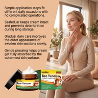 Lotion corporelle au venin d'abeille premium, formule hydratante et raffermissante, traitement de massage pour resserrer la peau, 30 g, pour femmes, tous types de peau