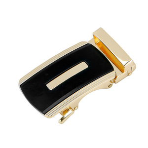 Hebilla de cinturón con cierre automático para hombre, 3,5 cm, estilo empresarial de aleación con patrón de letras, verano 2024, productos en stock - Product Image 2