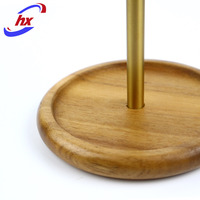 Miroir de courtoisie cosmétique rotatif en bois avec plateau Miroir de table de maquillage rotatif en bois élégant
