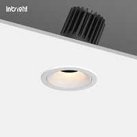 Plafonnier encastré dimmable anti-éblouissement 10W 20W 28W, spot COB commercial