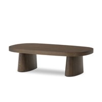 Table basse minimaliste contemporaine en bois massif, fabriquée à la main avec des couleurs personnalisables pour les salons modernes d'appartements et de villas