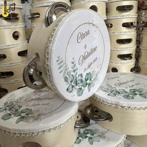 Novità 2025 Design Italiano Strumento Musicale per Matrimoni Chiese Feste Tamburelli Personalizzati Tamburo a Mano Prezzo Giocattolo per Adulti - Product Image 3