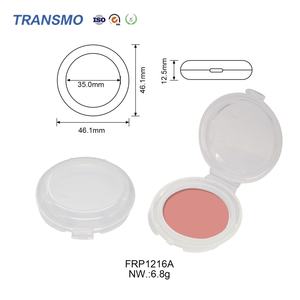 Boîtes de poudre cosmétique en plastique vides personnalisées, emballages pour fard à joues, conteneurs d'emballage en plastique, fournisseur d'applicateurs en plastique - Product Image 2