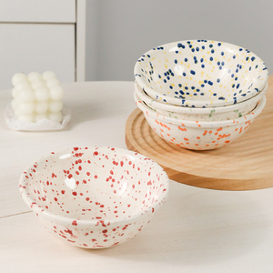 Tazones de Cerámica <span class=keywords><strong>con</strong></span> Esmalte de Color, Ecológicos, para el Regreso a Clases, para Sopa, <span class=keywords><strong>Arroz</strong></span>, <span class=keywords><strong>Avena</strong></span>, Postre, Vajilla, Regalos, Artículos de Mesa - Product Image 2
