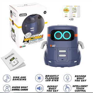 Machine d'apprentissage précoce pour enfants, jouets interactifs à <span class=keywords><strong>intelligence</strong></span> <span class=keywords><strong>artificielle</strong></span>, mini robot télécommandé tactile en plastique - Product Image 6