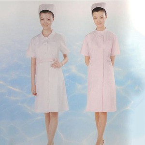 White Short Sleeve Lab <b>Coat</b> For Medical Staff Cotton Flax Blend Uniform Hospital Nurse Doctor Workwear L M S - Product Image 3