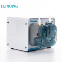 LEIRONG ZP300ST Haute qualité Fluide visqueux Moteur à courant continu Mini laboratoire Pompe péristaltique de dosage réglable
