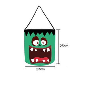 MADESHINE Sac à bonbons en forme de citrouille LED pour Halloween, sac à main décoratif, seau de Noël, sac à bonbons personnalisé imprimé - Product Image 2