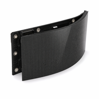 Module LED souple flexible pleine couleur P2.5 pour intérieur, forme créative, cylindre, affichage LED irrégulier