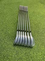 Ensemble de fers de golf pour hommes, 8 pièces, tête forgée, tige en acier absorbant les chocs, conception de lancement facile, contrôle précis, fers de golf pour le golf en plein air