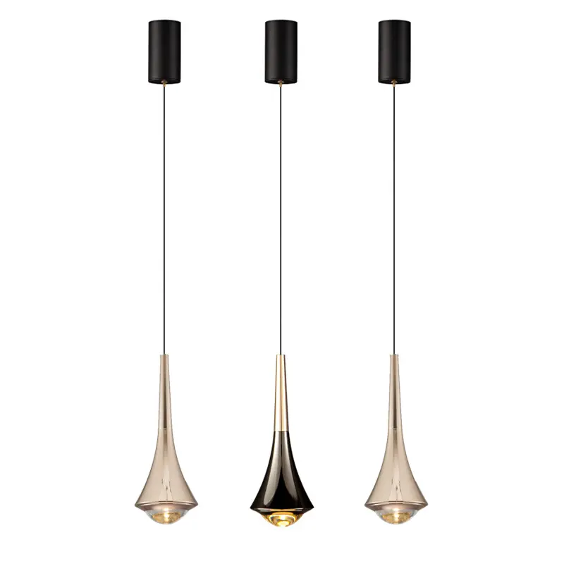 Moderne Hanglampen Kroonluchter Eetkamer Indoor Lamp Decoratie Cilinder Pijp Gouden Hanglamp Keuken Verlichtingsarmatuur