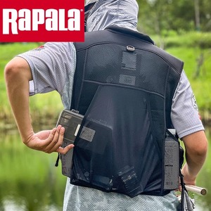 Chaleco de Pesca Rapala, Transpirable, de Malla, con 12 Bolsillos, de Tela Oxford, Ligero, para Uso en Ríos, Talla MLXL - Product Image 3
