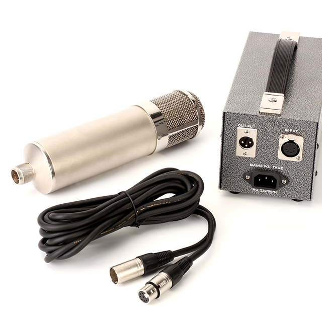 TM280 Professional 34mm Large Diaphragm Tube Condenser Microphone 20Hz-20KHz Studio Recording Mic