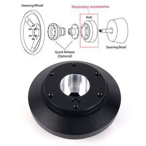 Aluminum Alloy Wheel <b>Spacer</b> 16-20 Inch 5 Hole 114.3mm PCD Black For Retrofit Upgrade - Product Image 2