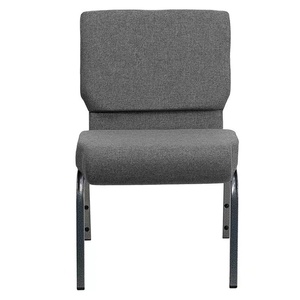 Silla de Iglesia Tapizada en Rojo Toda Together TD-CC02 con Porta Libros, Estructura Metálica Resistente para Auditorio - Product Image 5