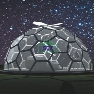 High-end High-strength Aluminum Profiled <b>Egg</b>-shaped Space Fortress Dome <b>House</b> - Product Image 4