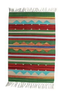 Tapis en coton tissé à la main de qualité supérieure - Lavable en machine pour les voyages et l'usage domestique - Product Image 3