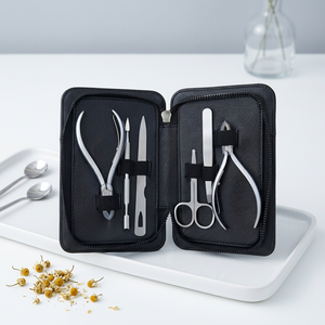 Kit Profesional de Cortaúñas de Acero Inoxidable, Set de Cortacutículas con Abertura de Mandíbula Ancha, Herramientas Duraderas para Manicura de Gel, Salón de Belleza - Product Image 1