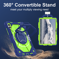 Funda de Silicona Antigolpes con Soporte Multiángulo para Tablet Xiaomi Redmi Pad 2 Pro 12.1 Pulgadas y POCO Pad M1 12.1 Pulgadas 2025 Business