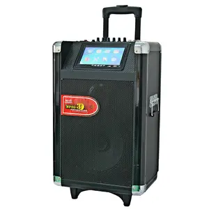High Quality 300W Speaker 10-Inch Full Range MP5 Karaoke Portable Active Trolley Speakers
