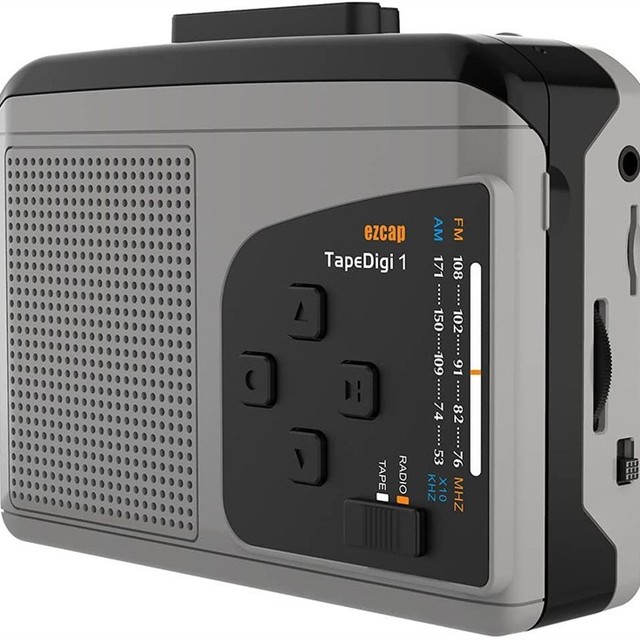 EVA Tape Cassette Player Tape Recorder English Tape Player with Auto-Reverse USB 5V DC Powered