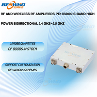 Haute puissance bidirectionnelle 20W PSAT 20dB Tx Gain 2.4 GHz ~ 2.5 GHz Amplificateurs RF PE15B5000 Manuel T/R Contrôle S-Band