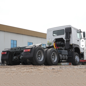 Camion tracteur HOWO 6X4 à prix d'usine, nouvelle cabine, pneus neufs, 40T, 371 ch, tête de camion avec moteur Weichai, Euro 3, diesel, conduite à gauche - Product Image 4