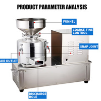 Broyeur industriel automatique de pâtes pour la fabrication de sauce arachide, de tahini et de pâte de sésame