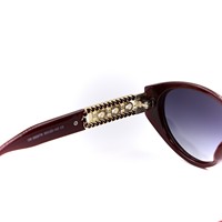 Lunettes de soleil rétro œil de chat pour femmes avec chaîne dorée décorative, protection UV400, style vintage, logo personnalisé, lunettes de soleil œil de chat surdimensionnées