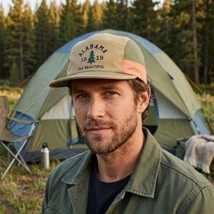 Casquette de camping 5 panneaux unisexe légère réglable séchage rapide respirante pour activités de plein air, chapeau décontracté imperméable pour adultes - Product Image 2